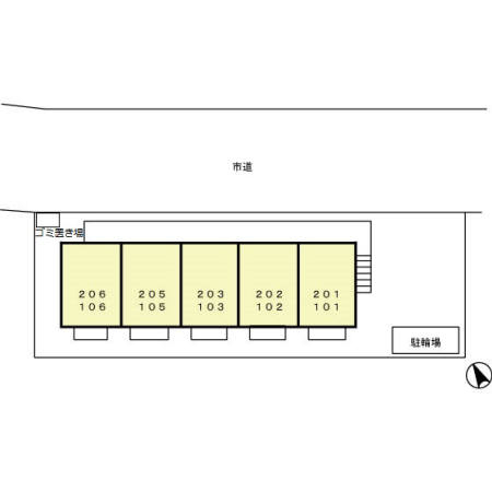 ミレイユ 配置図
