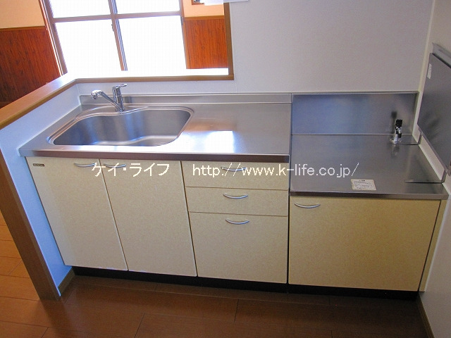 ガスコンロ設置可能